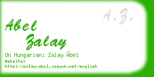 abel zalay business card