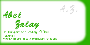abel zalay business card
